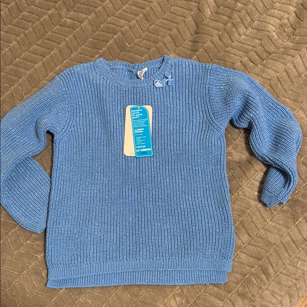 Blue Knit Sweater